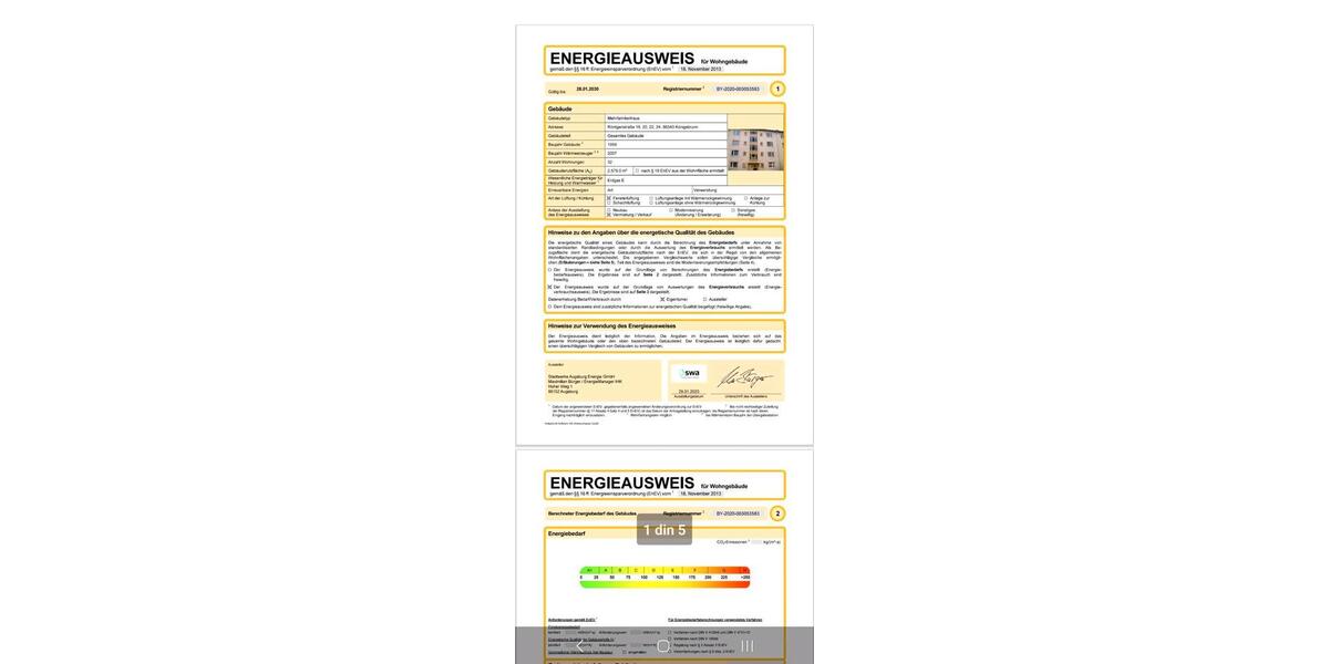 Etagenwohnung Königsbrunn - 3 Zimmer, 64 m&sup2;, 269.000&euro; | Angebot:25829950