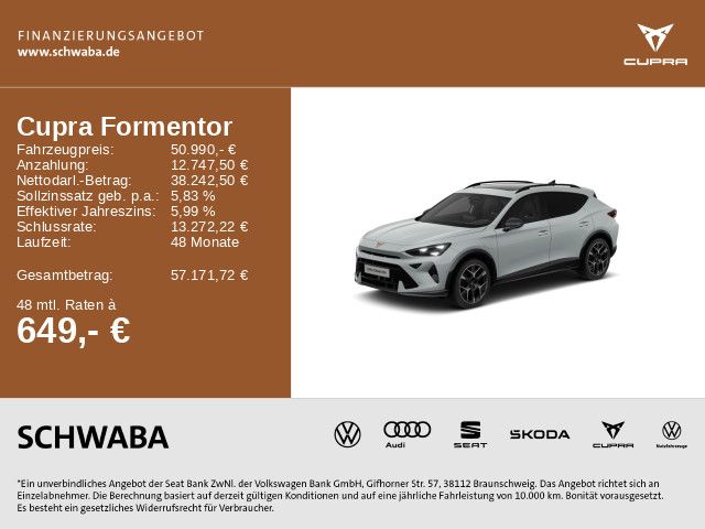 Cupra Formentor 1.503 km 50.990 &euro; Gersthofen 86368