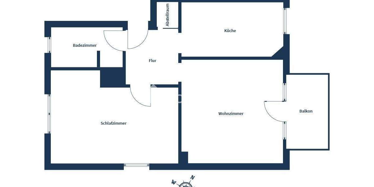 Etagenwohnung Augsburg Oberhausen - 2 Zimmer, 50 m&sup2;, 197.000&euro; | Angebot:24766481