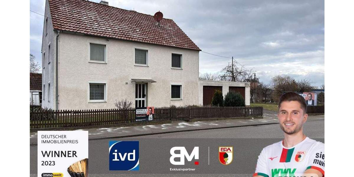 Einfamilienhaus Dinkelscherben / Ried Ried - 7 Zimmer, 132 m&sup2;, 328.000&euro; | Angebot:24721722