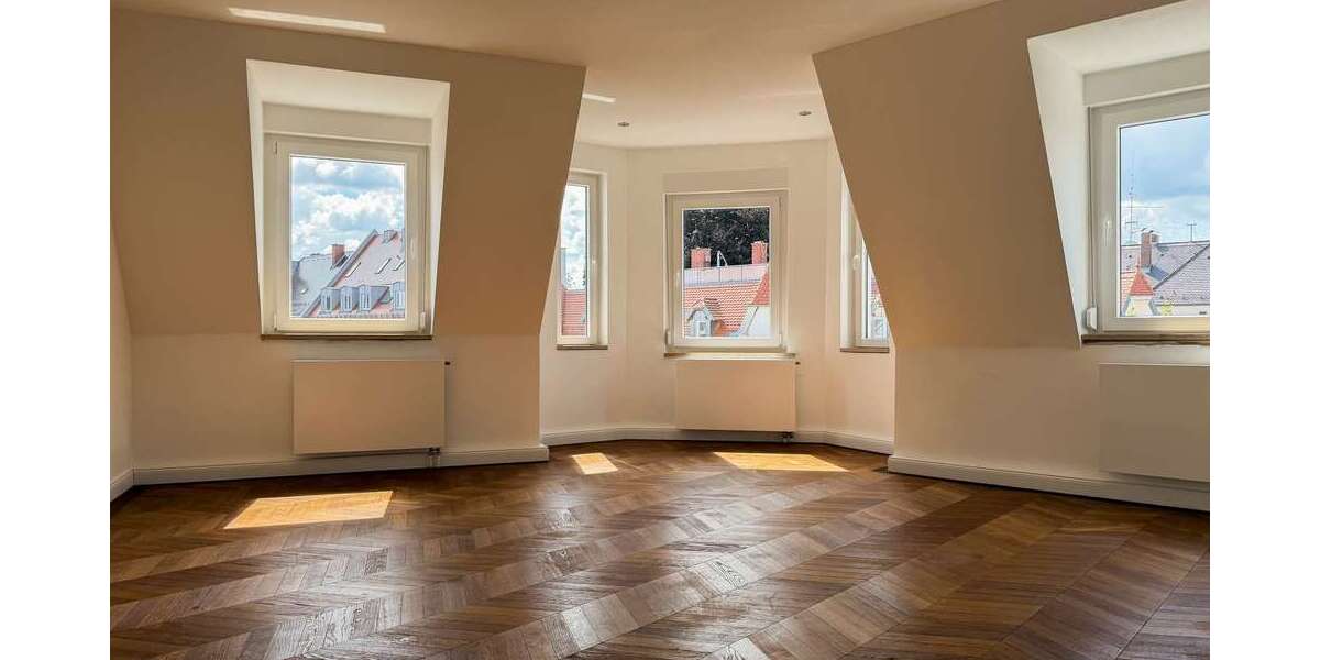 Etagenwohnung Augsburg Antonsviertel - 3 Zimmer, 92 m&sup2;, 595.000&euro; | Angebot:27196759