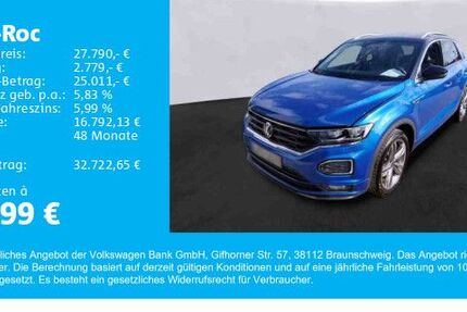 VW T-Roc 45.400 km 27.790 € Gersthofen 86368