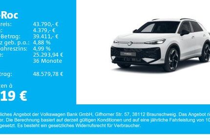 VW T-Roc 2.502 km 43.790 &euro; Gersthofen 86368