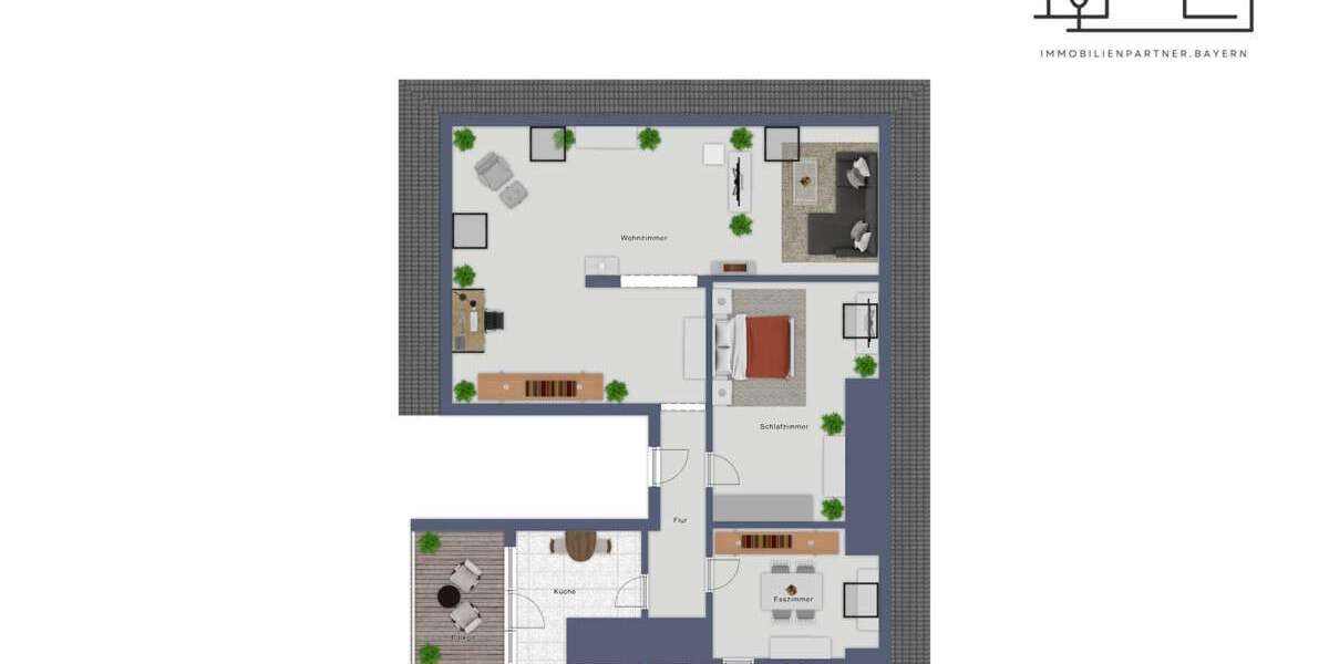 Etagenwohnung Aichach - 2 Zimmer, 92 m&sup2;, 249.000&euro; | Angebot:22098969