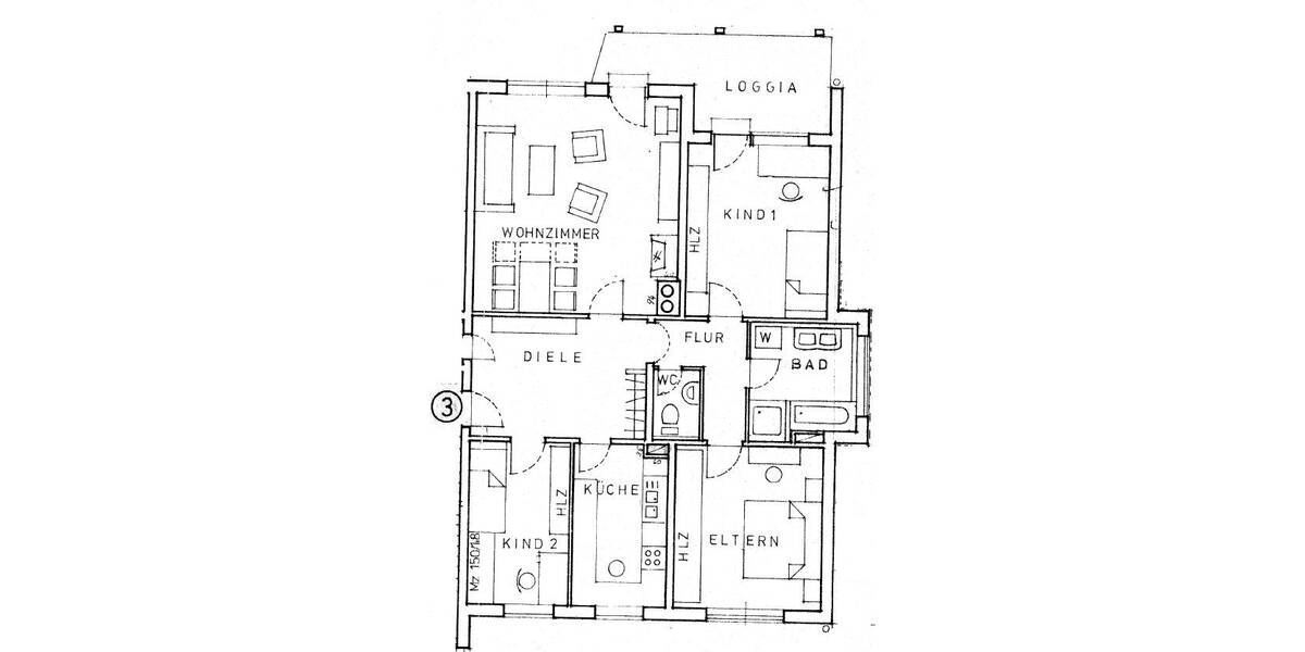 Etagenwohnung Aystetten - 4 Zimmer, 116 m&sup2;, 432.500&euro; | Angebot:25695153