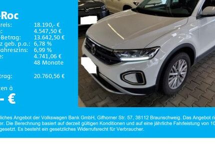 VW T-Roc 45.700 km 18.190 € Gersthofen 86368