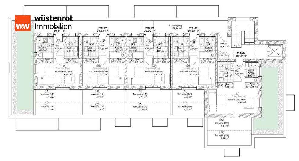 Etagenwohnung Gersthofen - 2 Zimmer, 49 m&sup2;, 343.044&euro; | Angebot:26908937
