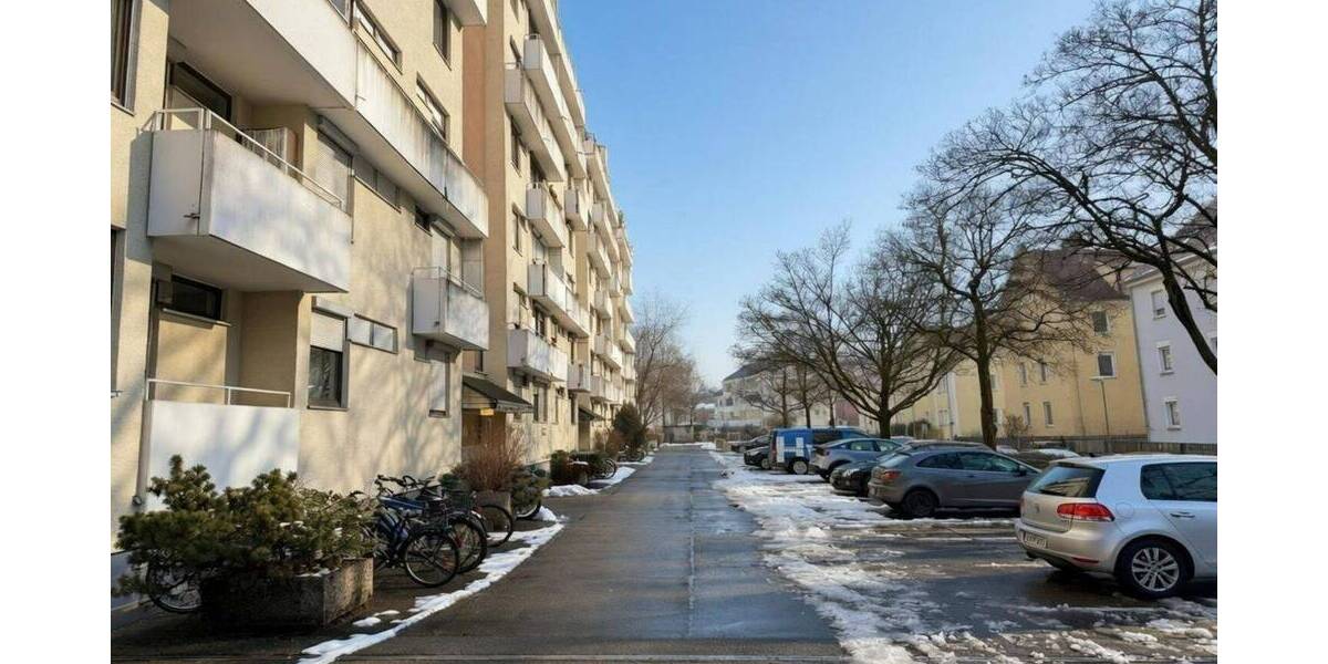 Etagenwohnung Augsburg Pfersee - 3 Zimmer, 78 m&sup2;, 349.000&euro; | Angebot:25984984