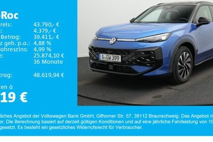VW T-Roc 4.803 km 40.570 &euro; Gersthofen 86368