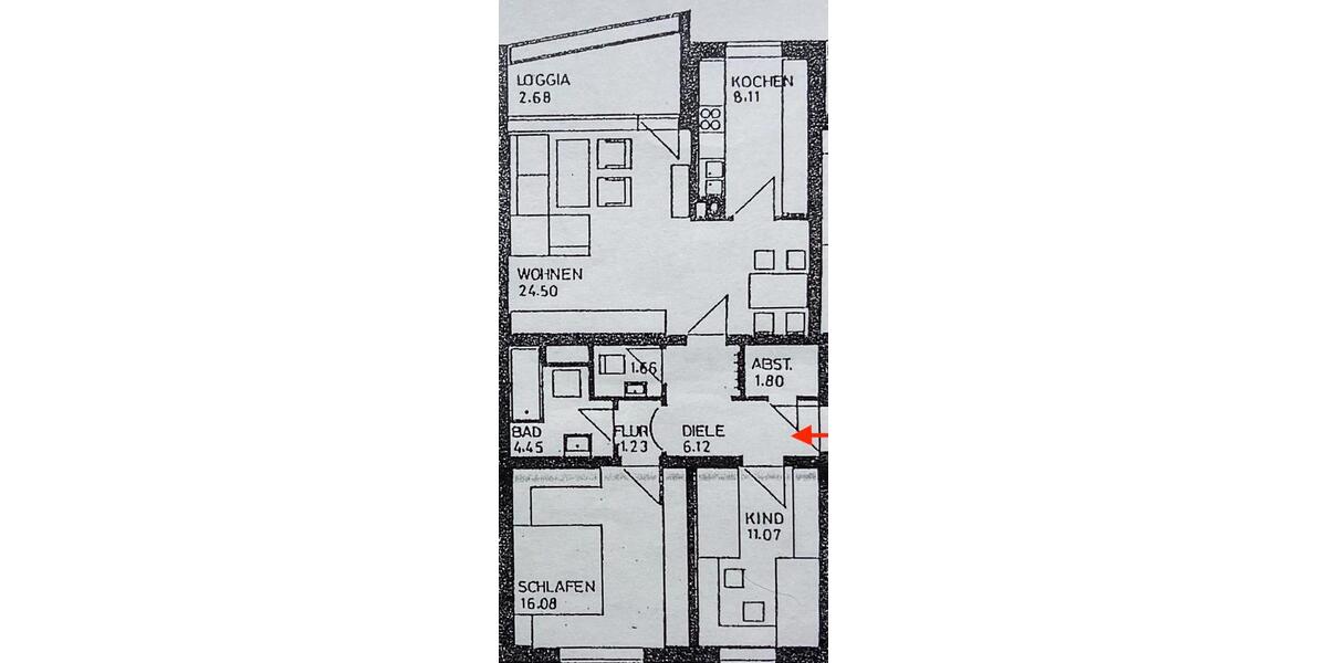 Erdgeschoßwohnung Königsbrunn - 3 Zimmer, 80 m&sup2;, 1.490&euro; | Angebot:25131816