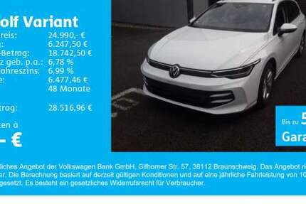 VW Golf Variant 4.700 km 24.990 € Gersthofen 86368