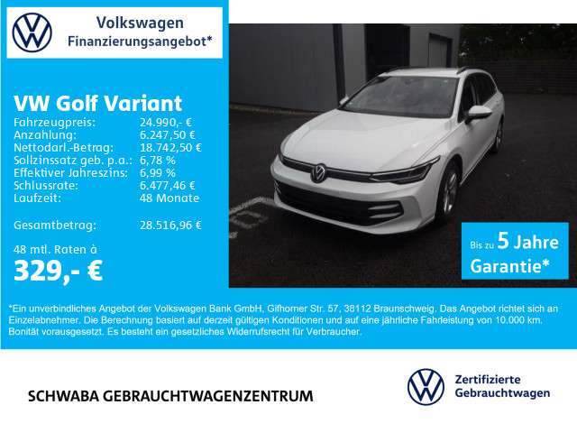 VW Golf Variant 4.700 km 24.990 € Gersthofen 86368