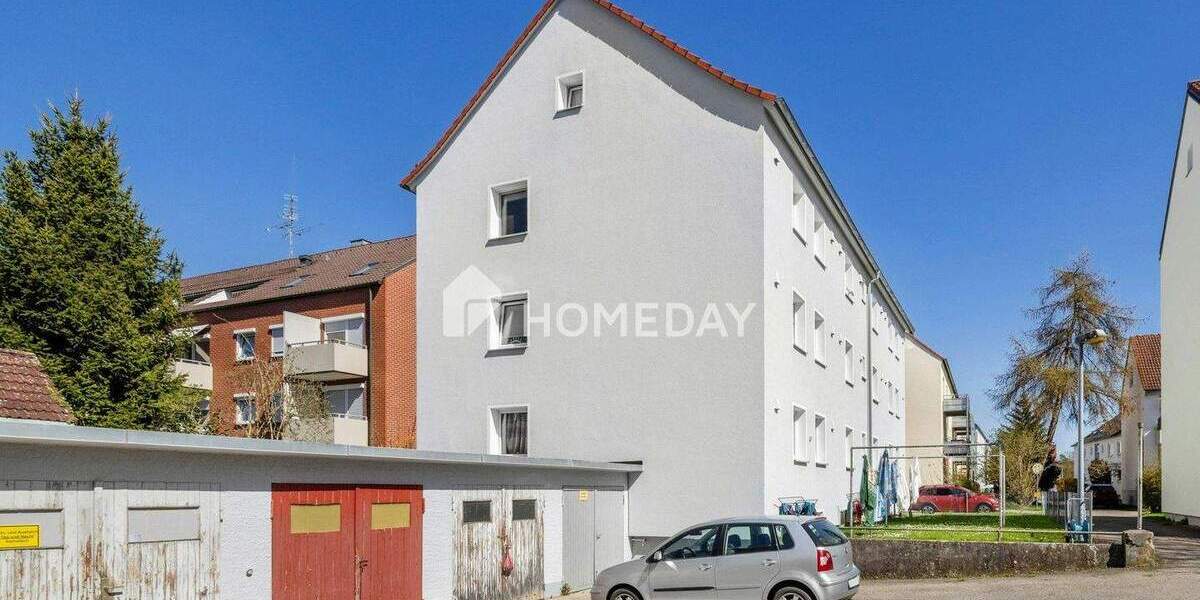 Etagenwohnung Augsburg Kriegshaber - 2 Zimmer, 57 m&sup2;, 249.000&euro; | Angebot:25677586