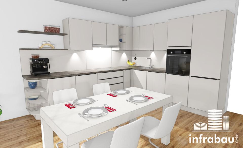 Traumhafte 2-ZKB in Leitershofen mit großer überdachter Loggia! Neubau! 2 zimmer