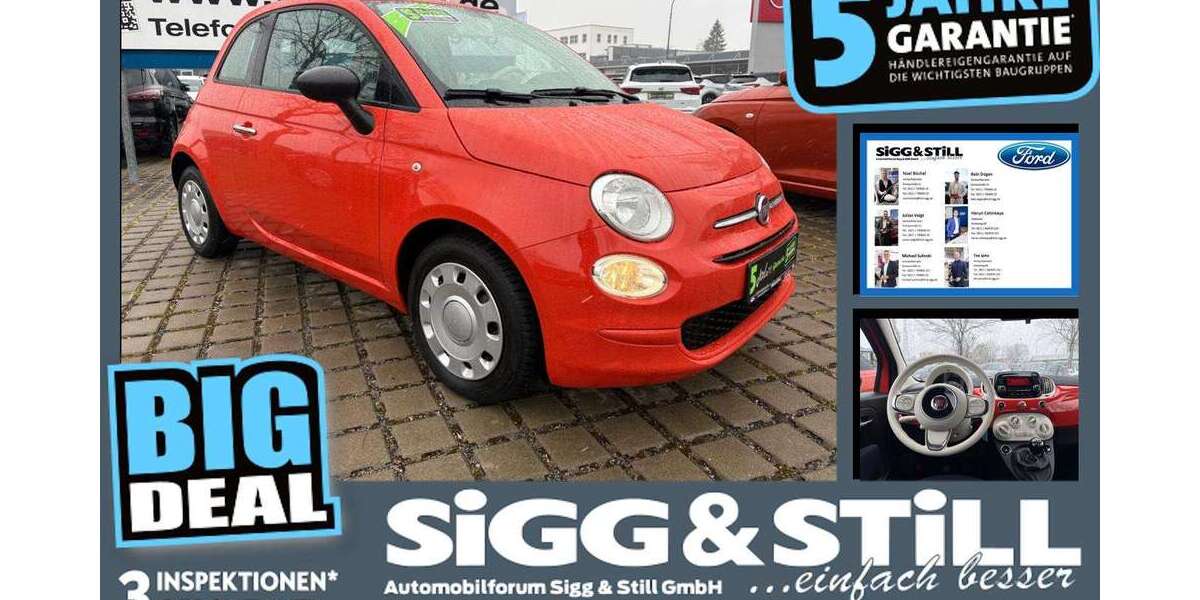 Fiat 500 32.300 km 9.750 &euro; Augsburg 86165