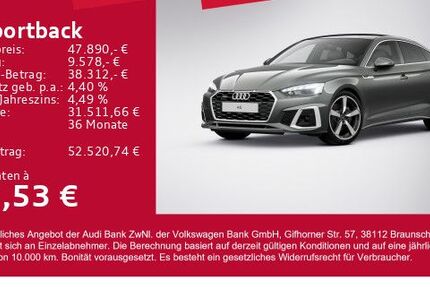 Audi A5 7.218 km 47.890 € Gersthofen 86368