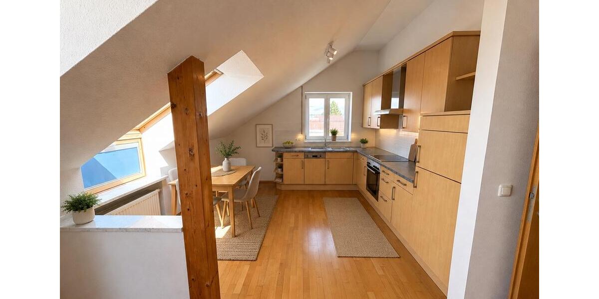 Dachgeschoßwohnung Gersthofen - 2 Zimmer, 48 m&sup2;, 329.000&euro; | Angebot:26845530