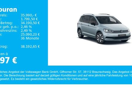 VW Touran 19.200 km 35.990 &euro; Gersthofen 86368