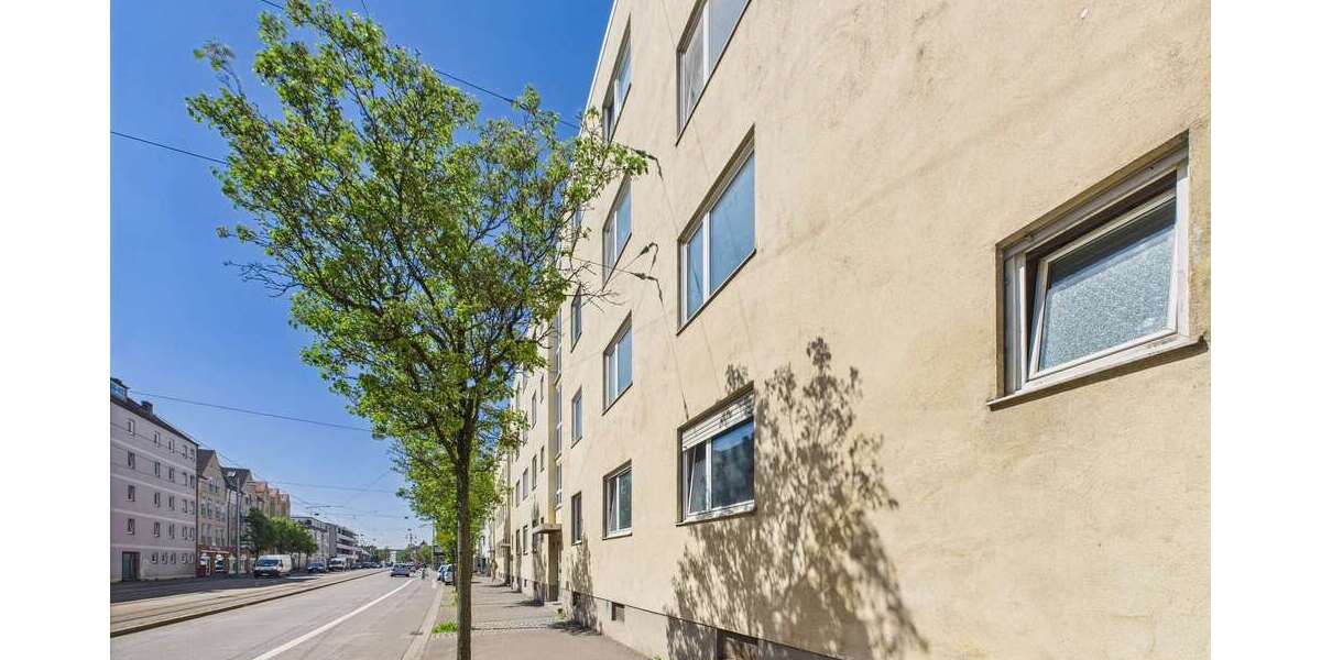 Kapitalanlage in Augsburg-Oberhausen: vermietete 3-Zimmer-Wohnung mit Stellplatz - 3- Augsburg Oberhausen | Angebot:23791411