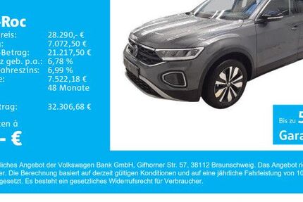 VW T-Roc 9.500 km 28.290 € Gersthofen 86368