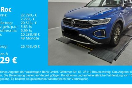 VW T-Roc 39.000 km 22.790 € Gersthofen 86368