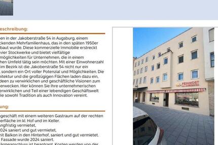 Haus Augsburg Innenstadt - 14 Zimmer, 278 m&sup2;, 1.150.000&euro; | Angebot:26897792