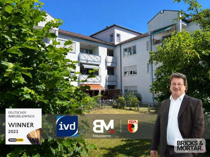 Etagenwohnung Gersthofen - 3 Zimmer, 73 m&sup2;, 339.000&euro; | Angebot:26840870