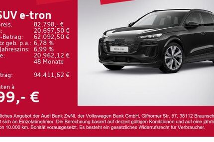 Audi SQ6 e-tron 5.800 km 82.790 € Gersthofen 86368