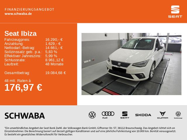 Seat Ibiza 58.200 km 16.290 € Gersthofen 86368