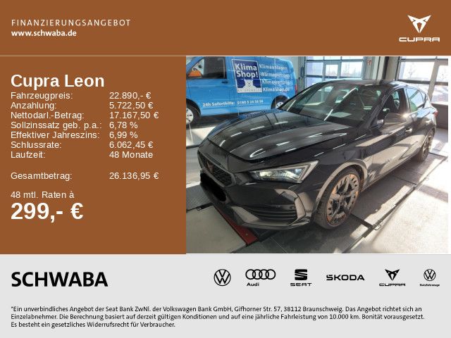 Cupra Leon 58.600 km 22.890 € Gersthofen 86368