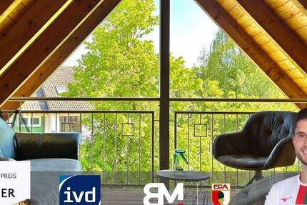 Charmante 2,5-Zimmer-Dachgeschosswohnung mit Südloggia in Mering 2 zimmer