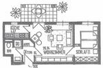 Erdgeschoßwohnung Augsburg Antonsviertel - 2 Zimmer, 45 m&sup2;, 200.000&euro; | Angebot:27148630