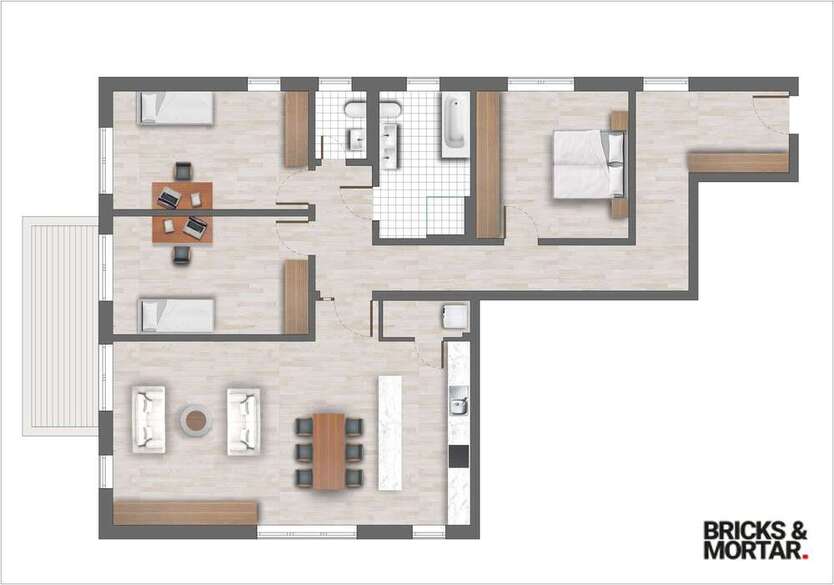 Wohnung zum Kaufen in Augsburg 1.105.000 € 139.56 m²