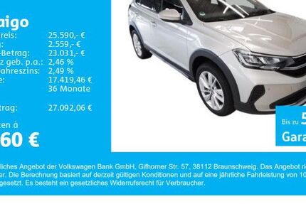 VW Taigo 11.918 km 25.590 € Gersthofen 86368