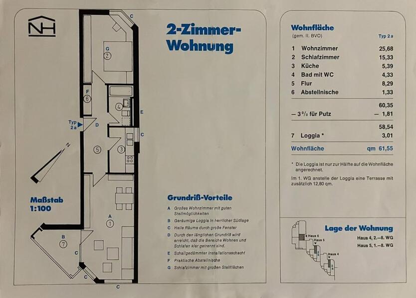 ETW für Kapitalanleger in zentraler u. ruhiger Bestlage Augsburg zimmer