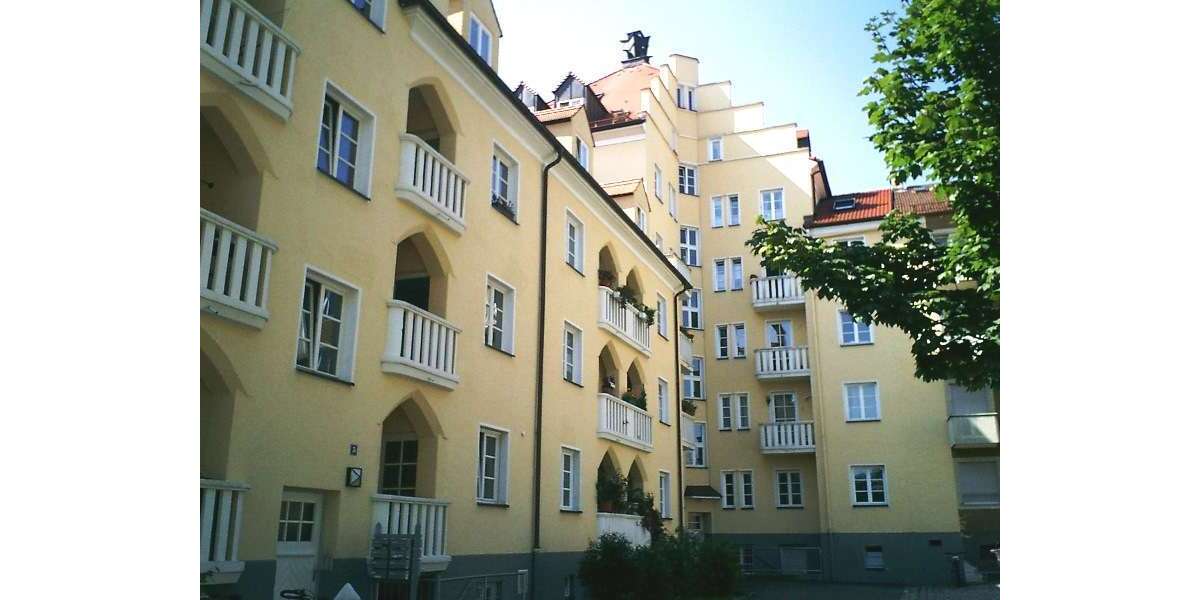 Etagenwohnung Augsburg Antonsviertel - 2 Zimmer, 61 m&sup2;, 860&euro; | Angebot:26165458