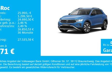 VW T-Roc 16.100 km 25.060 &euro; Gersthofen 86368