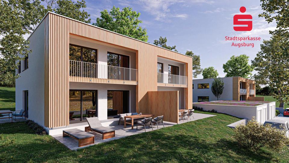 Moderne Doppelhaushälfte zum Wohlfühlen in Aystetten Neubau - Erstbezug 5 zimmer
