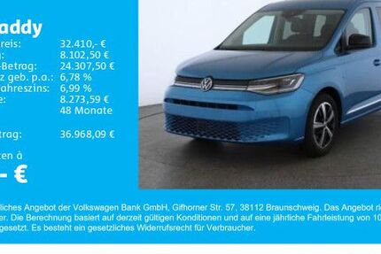 VW Caddy 12.990 km 32.410 € Gersthofen 86368