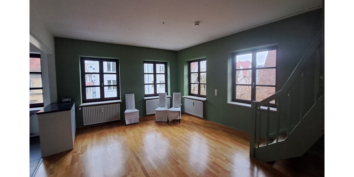 Haus im Haus! Große, denkmalgeschützte Altbauwohnung in der Augsburger Altstadt - Etagenwohnung Augsburg Innenstadt | Angebot:27028794
