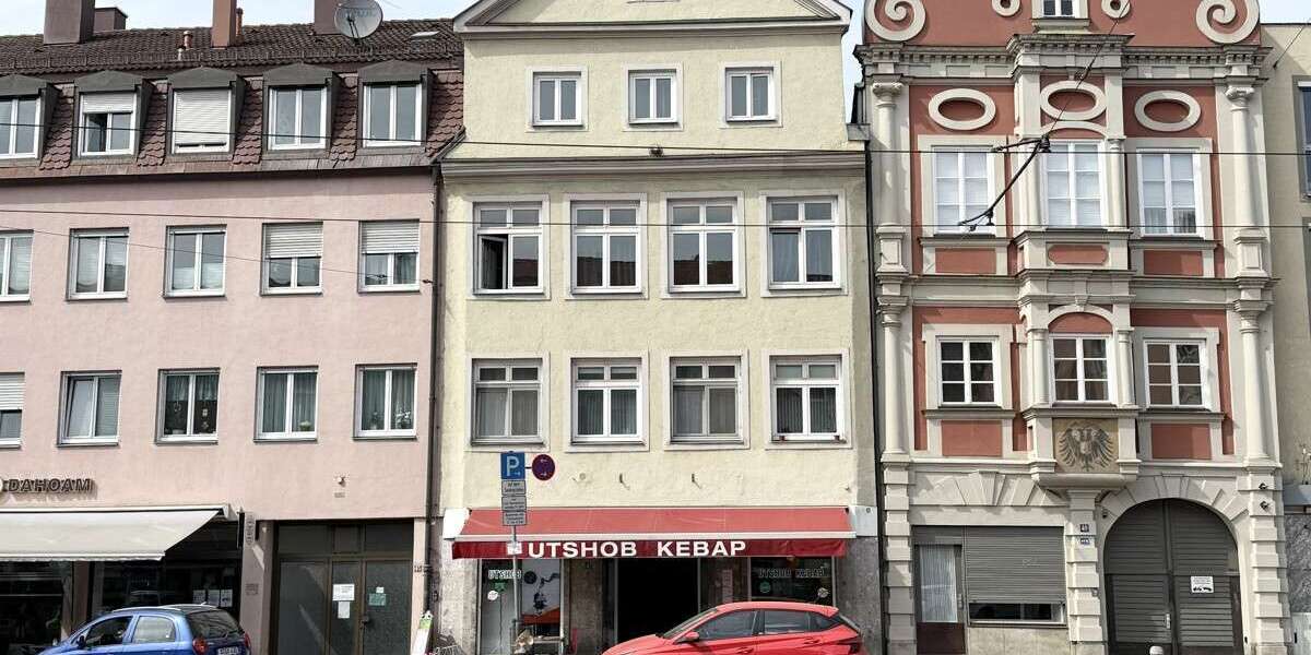 Etagenwohnung Augsburg Innenstadt - 10 Zimmer, 147 m&sup2;, 625.000&euro; | Angebot:26588527
