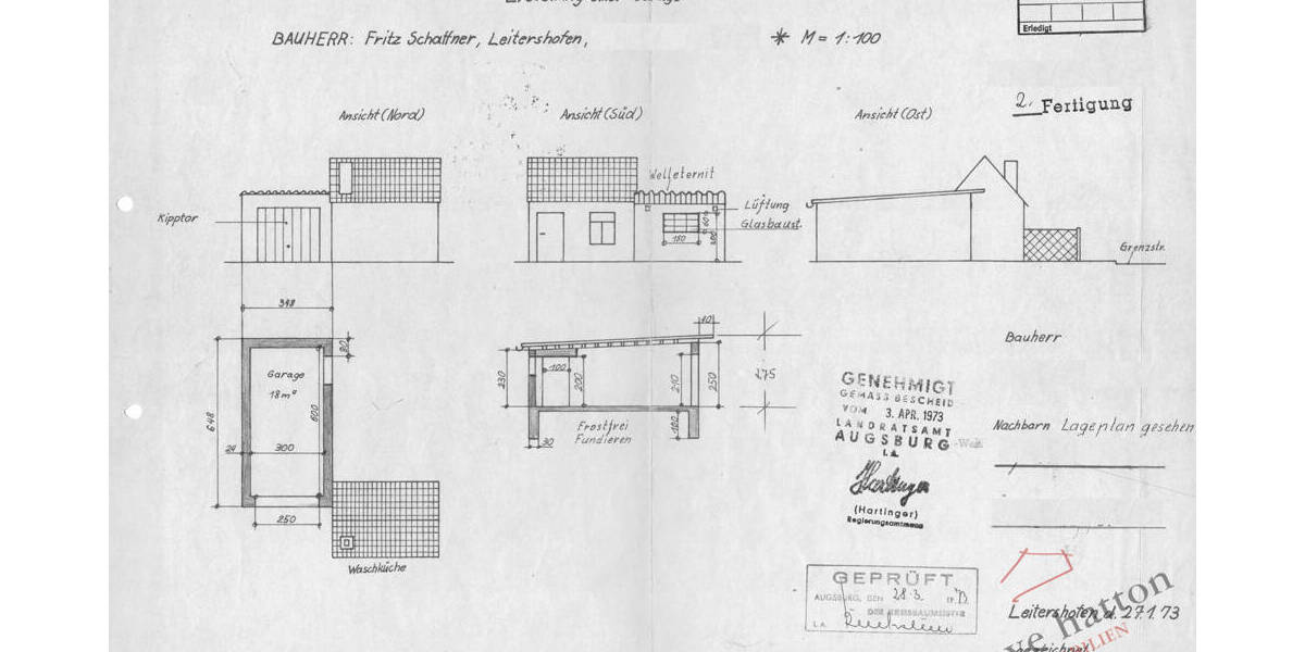 Grundstück Stadtbergen / Leitershofen Leitershofen - 449.000&euro; | Angebot:25661085