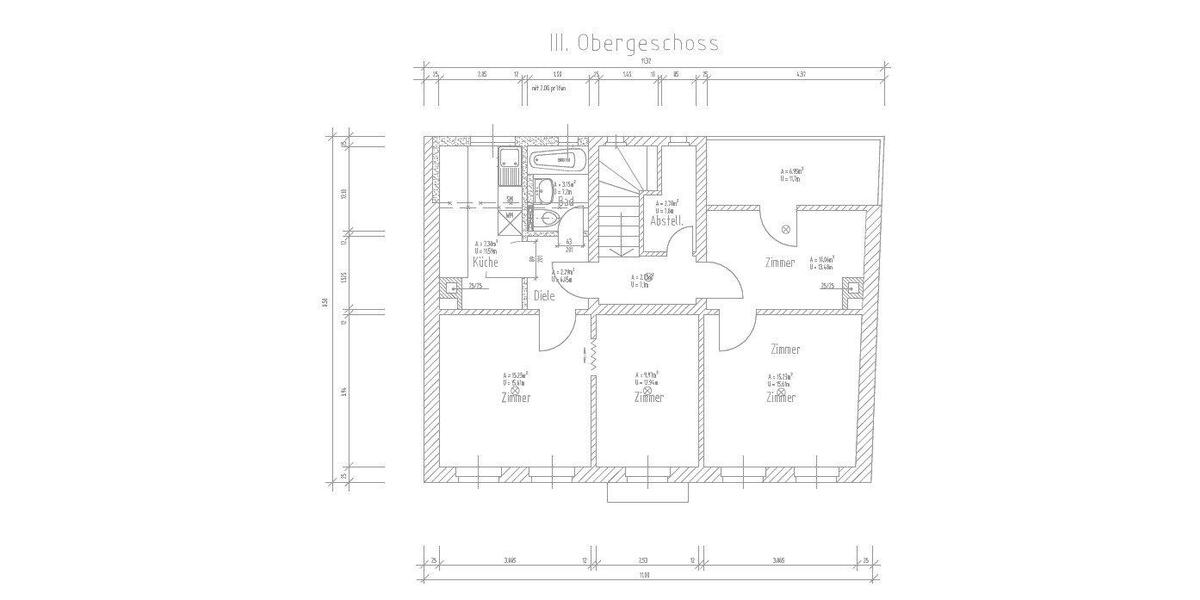 Mehrfamilienhaus, Wohnhaus Augsburg Innenstadt - 14 Zimmer, 278 m&sup2;, 1.150.000&euro; | Angebot:26897792
