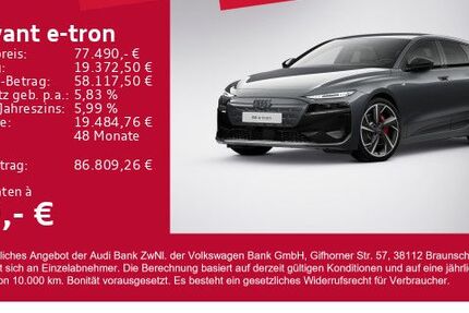 Audi A6 e-tron 11.405 km 77.490 &euro; Gersthofen 86368