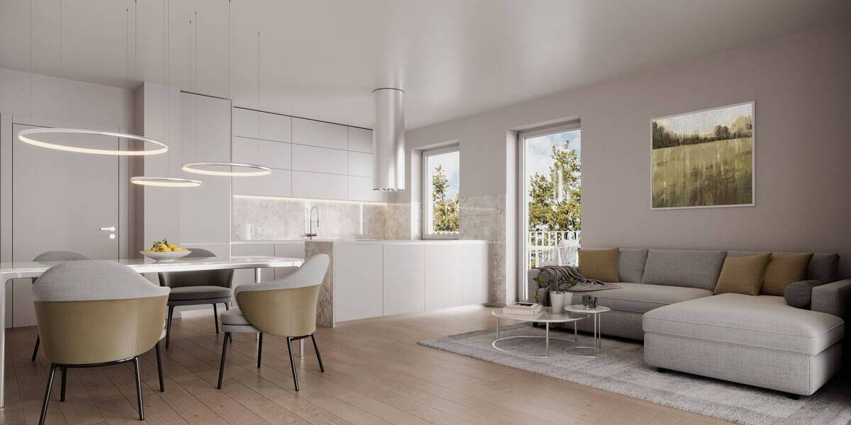 Etagenwohnung Augsburg Göggingen - 3 Zimmer, 76 m&sup2;, 649.500&euro; | Angebot:25706112
