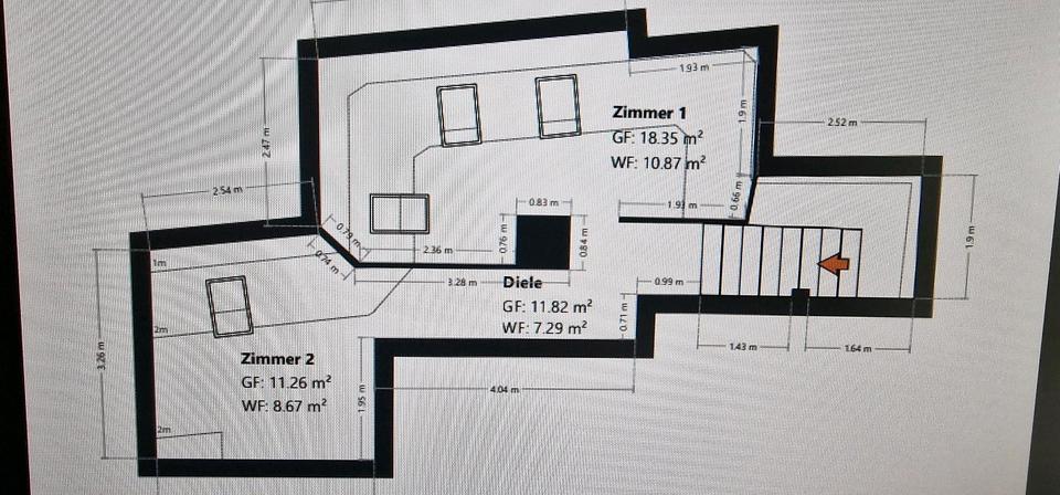 Maisonettenwohnung Augsburg Bärenkeller - 3.5 Zimmer, 88 m&sup2;, 328.000&euro; | Angebot:26824419
