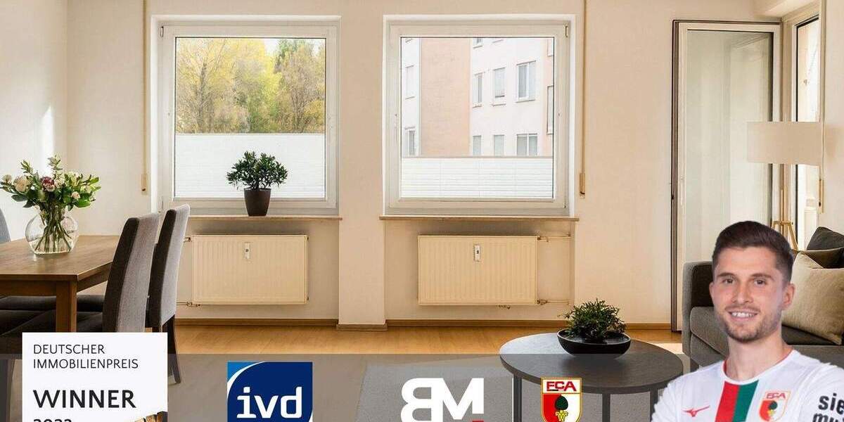 Bezugsfrei! Helle 3-Zimmer-Wohnung mit Stellplatz & Balkon in Neusäß-Steppach -2010 saniert 3 zimmer