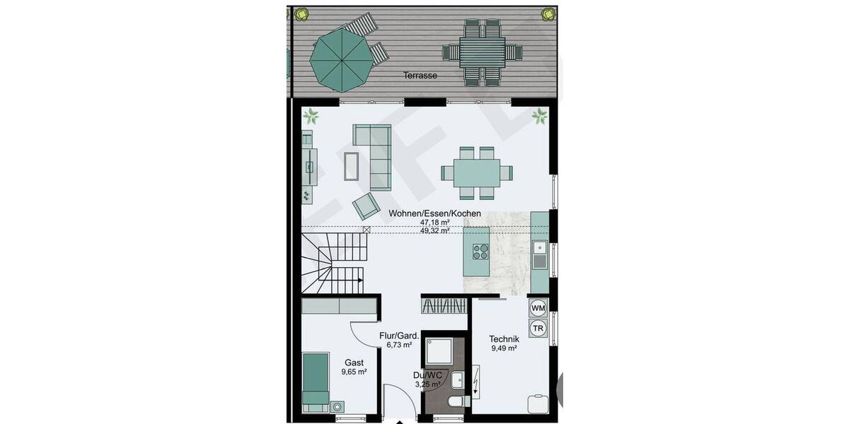 Doppelhaushälfte Langerringen Westerringen - 5 Zimmer, 156 m&sup2;, 1.850&euro; | Angebot:26795120