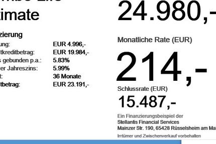Opel Combo Life 17.500 km 24.480 &euro; Affing 86444