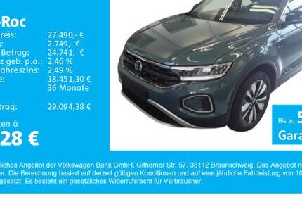 VW T-Roc 12.102 km 27.490 € Gersthofen 86368